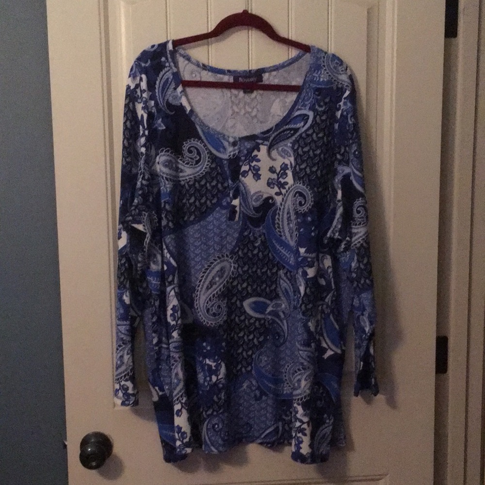 New Romans Plus size 26/28 long sleeve thermal Henley